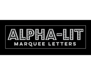 Alpha-Lit Marquee Letters